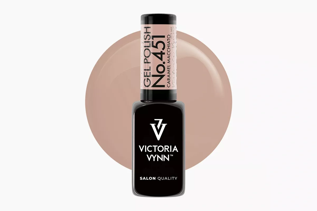 Lakier hybrydowy Victoria Vynn Gel Polish No. 451 Caramel Macchiato 8 ml