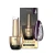 Makear lakier hybrydowy 922 Black Widow - najciemniejszy fiolet z brokatem, efekt moonlight, 8 ml