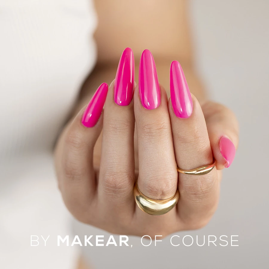 Makear N33 Neon - kadr koloru cukierkowy neonowy róż gumy balonowej, 8 ml