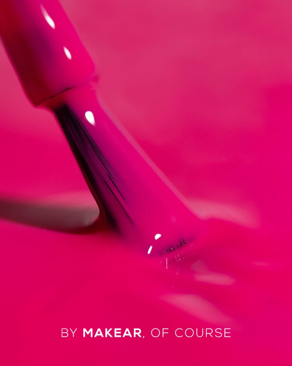 Makear N05 neon - chłodna neonowa fuksja na paznokciach, zdjęcie 2, 8 ml