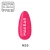 Makear lakier hybrydowy N29 neon - swatch ciepłego arbuzowo-malinowego różu, 8 ml HEMA FREE