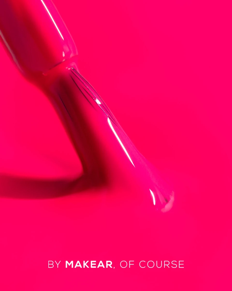 Makear N29 neon - soczysty malinowy róż na paznokciach, zdjęcie 2, 8 ml
