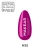 Makear lakier hybrydowy N32 neonowa magenta-purpura orchidea - swatch koloru, neon 8 ml HEMA FREE