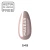 Swatch koloru lakier hybrydowy Makear nr 549 Lollipop - ciepły nude taupe greige, krem, 8 ml HEMA FREE
