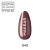 Makear lakier hybrydowy 945 ciepły czekoladowo-karmelowy brąz - swatch koloru, 8 ml HEMA FREE