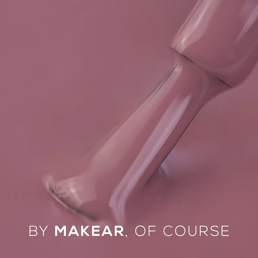 Makear lakier hybrydowy 955 Monday róż mauve - manicure w przygaszonym różu, 8 ml