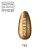 Makear lakier hybrydowy 721 Glamour złoto z gęstym brokatem - swatch koloru, 8 ml HEMA FREE