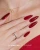 Krwista czerwień Cat Eye C19 Makear - kontrastowa smuga kociego oka w stylizacji, 8 ml