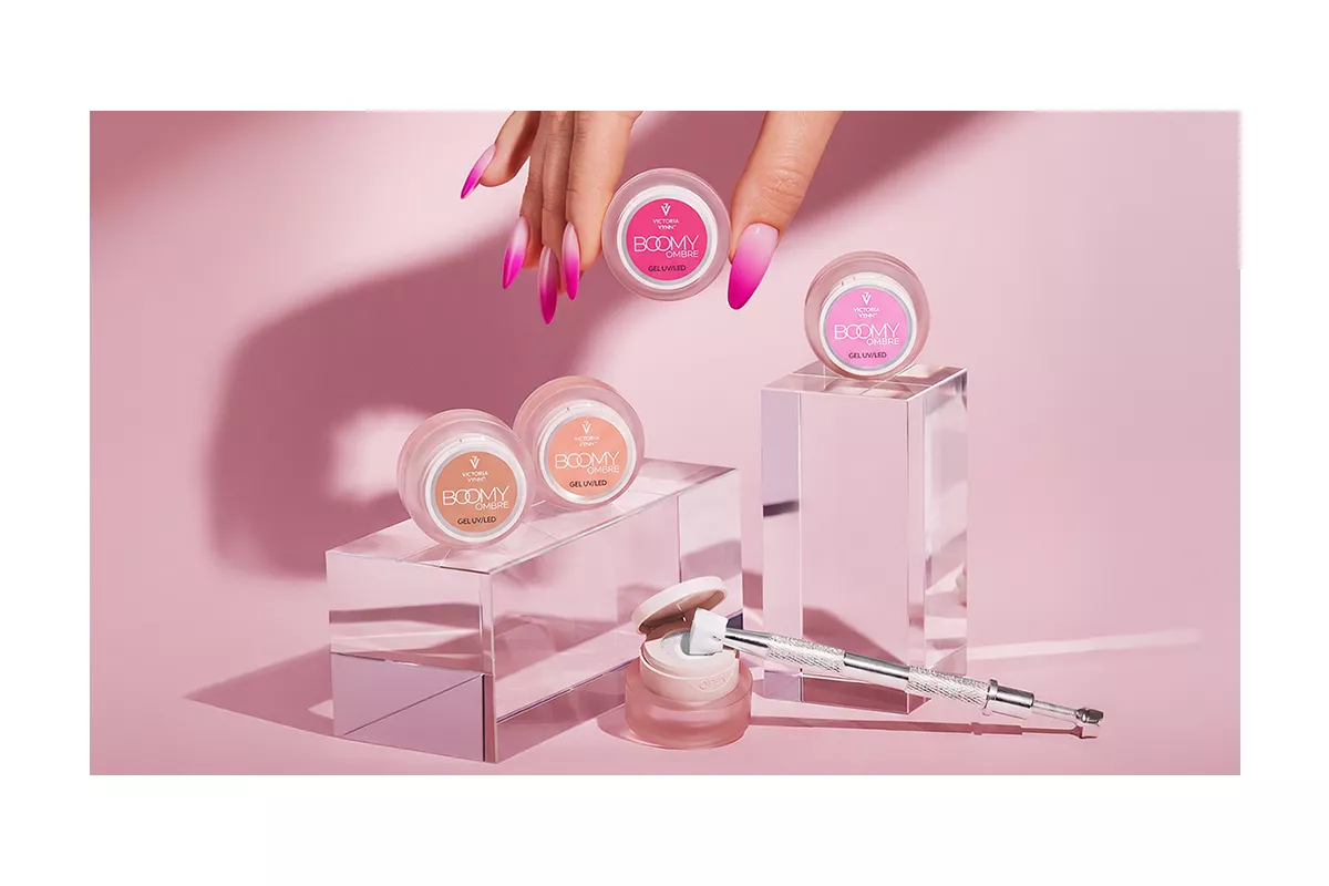 Boomy Ombre Victoria Vynn - słoiczki żelu do ombre, zdjęcie producenta