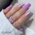 Stylizacja paznokci Claresa Tropical Escape 4 - fioletowy brokat ze zdobieniem 3D