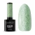 Claresa lakier hybrydowy Tropical Escape 9, 5 g - butelka i swatch srebrno-zielony brokat