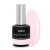 Elarto Acrylic Bottle Gel Shiny Pink Cloud 15 ml - opalizujący mleczny róż akrylożel w butelce z aplikatorem i owalny próbnik koloru