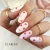 Stylizacja paznokci Claresa Ciao Pastel! z motywem serduszek – pastelowe odcienie kolekcji