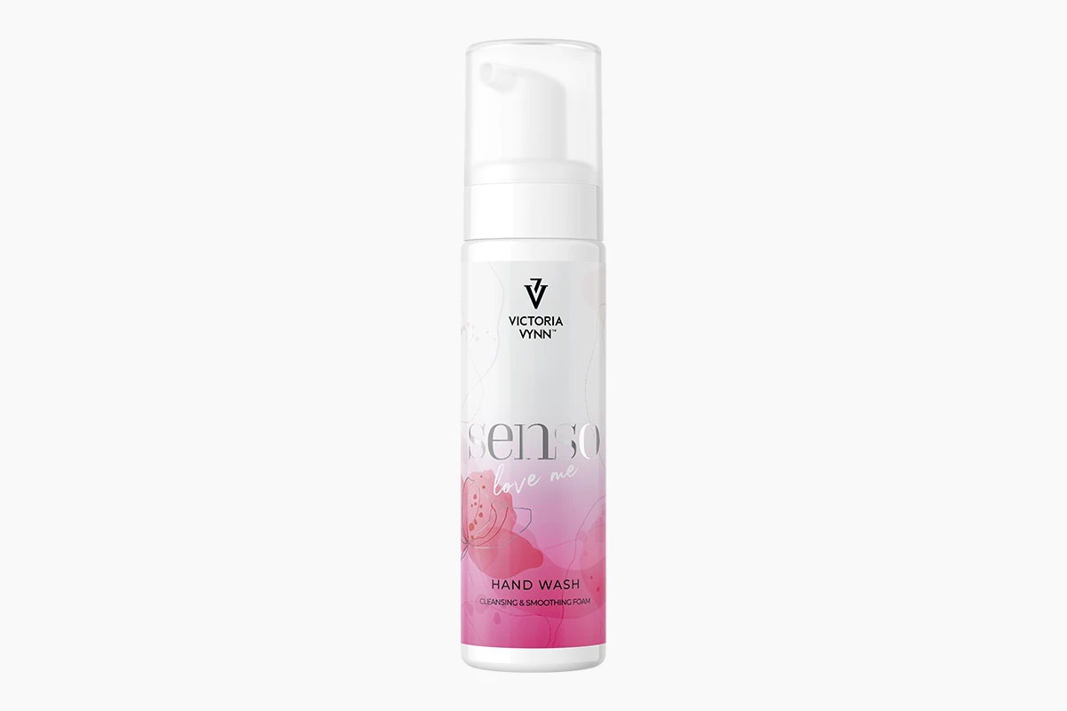 Victoria Vynn SENSO Love Me pianka oczyszczająca po manicure 200 ml, butelka z dozownikiem pianotwórczym
