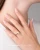 Makear 604 Milky French na dloni - poltransparentny liliowy roz, efekt clean mani