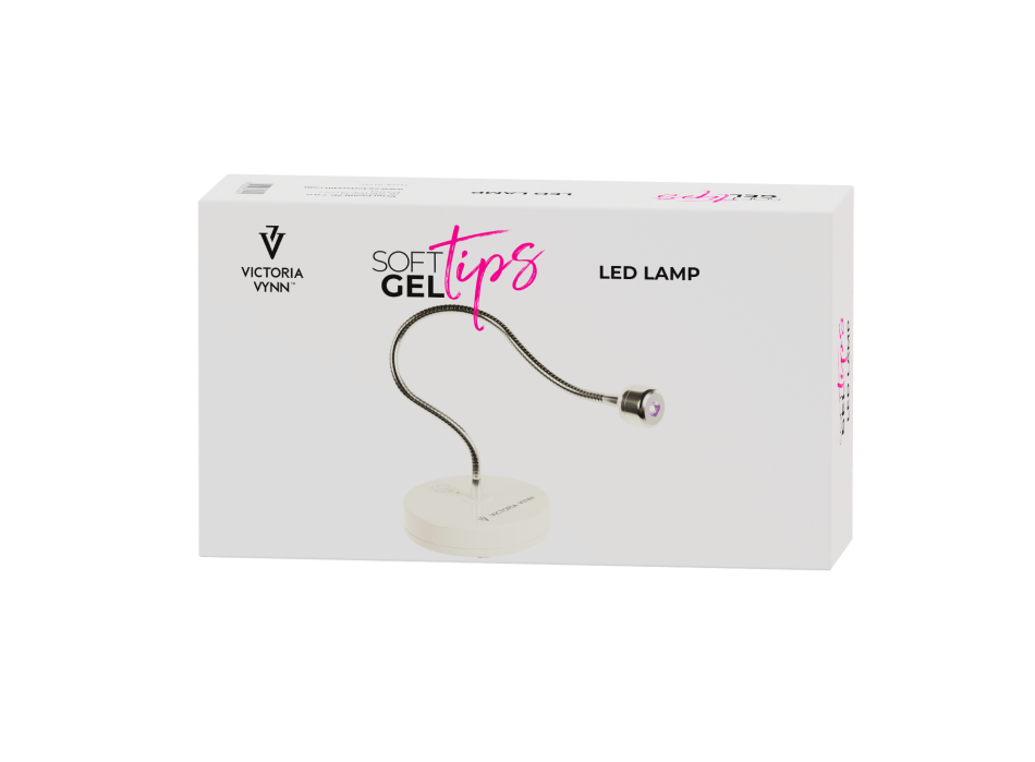 Victoria Vynn Soft Gel Tips LED Lamp, lampa do utwardzania w pudełku