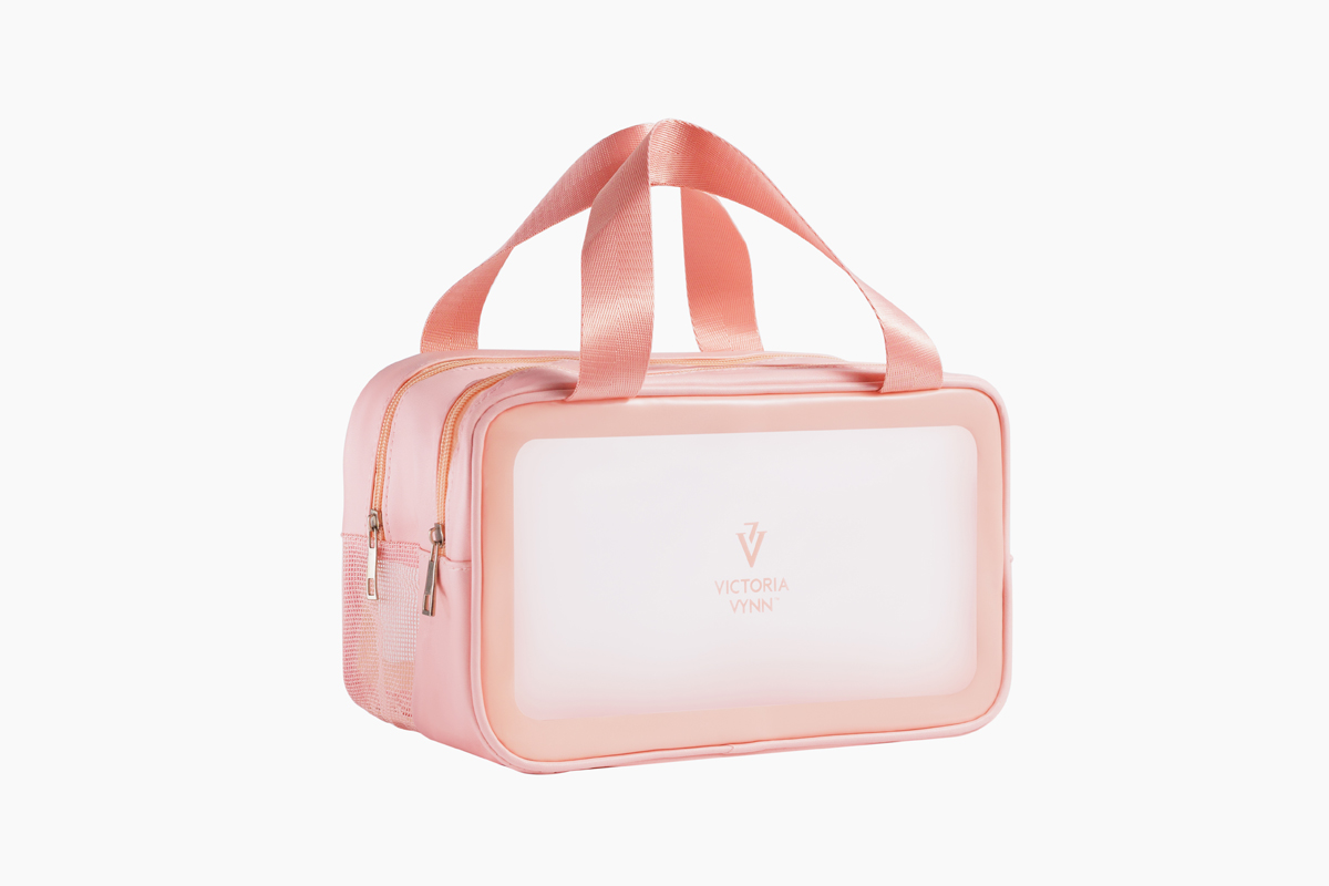 Kosmetyczka Victoria Vynn Two-Pack, większy model z paskiem