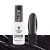 Victoria Vynn Pure Vegan Creamy Hybrid nr 278 Stone Shadow 8 ml, butelka obok paznokietnika z grafitowym lakierem