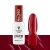 Victoria Vynn Pure Vegan Creamy Hybrid nr 280 Maple Red 8 ml, butelka obok paznokietnika z czerwonym lakierem