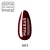 Makear lakier hybrydowy 963 - swatch ciemnego bordo oxblood na tipsie, HEMA free, 8 ml