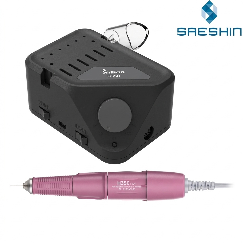 Frezarka Saeshin Brillian B350 Grafit z rękojeścią H350 Pink
