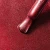 Lakier do stempli Elarto Stamp Nail Polish Ruby Shimmer 7 ml, rubinowy, zbliżenie pędzelka na drobinkach shimmer