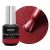 Lakier do stempli Elarto Stamp Nail Polish Ruby Shimmer 7 ml, rubinowy, butelka i próbka koloru z pędzelkiem