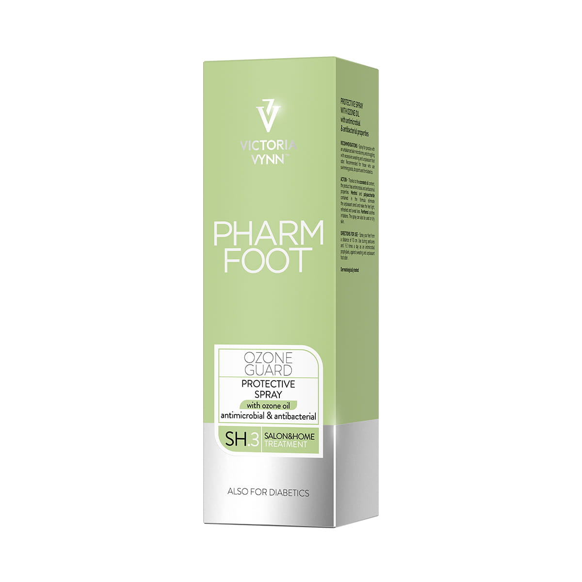 Kartonowe opakowanie sprayu ochronnego Pharm Foot OZONE GUARD 150 ml