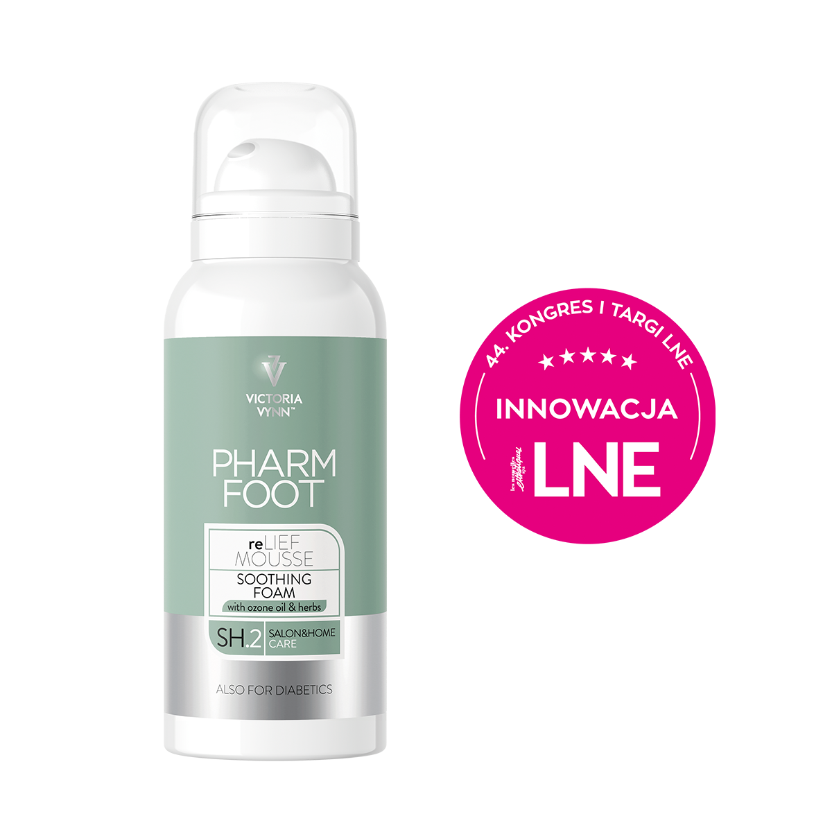 reLIEF MOUSSE 105 ml z odznaką Innowacja LNE, 44. Kongres i Targi LNE