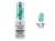 Lakier hybrydowy Victoria Vynn Pure Creamy Hybrid 087 Light Teal 8 ml, butelka i wzornik koloru na tipsie