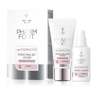 PharmFoot reConstructor Podo Nail Set - masa akrylowo-żelowa UV/LED do rekonstrukcji paznokci