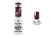Lakier hybrydowy Victoria Vynn Pure Vegan Creamy Hybrid 188 Magenta Plum 8 ml, butelka i wzornik koloru na tipsie