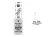Lakier hybrydowy Victoria Vynn Pure Vegan Creamy Hybrid 001 Absolute White 8 ml, butelka i wzornik koloru na tipsie