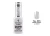 Lakier hybrydowy Victoria Vynn Pure Creamy Hybrid 035 Silvery Cement 8 ml, butelka i wzornik koloru na tipsie