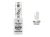 Lakier hybrydowy Victoria Vynn Pure Vegan Creamy Hybrid 038 Star Event 8 ml, butelka i wzornik koloru na tipsie