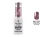 Lakier hybrydowy Victoria Vynn Pure Vegan Creamy Hybrid 051 Sugar Plum 8 ml, butelka i wzornik koloru na tipsie
