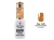 Lakier hybrydowy Victoria Vynn Pure Creamy Hybrid 145 Creamy Mustard 8 ml, butelka i wzornik koloru na tipsie