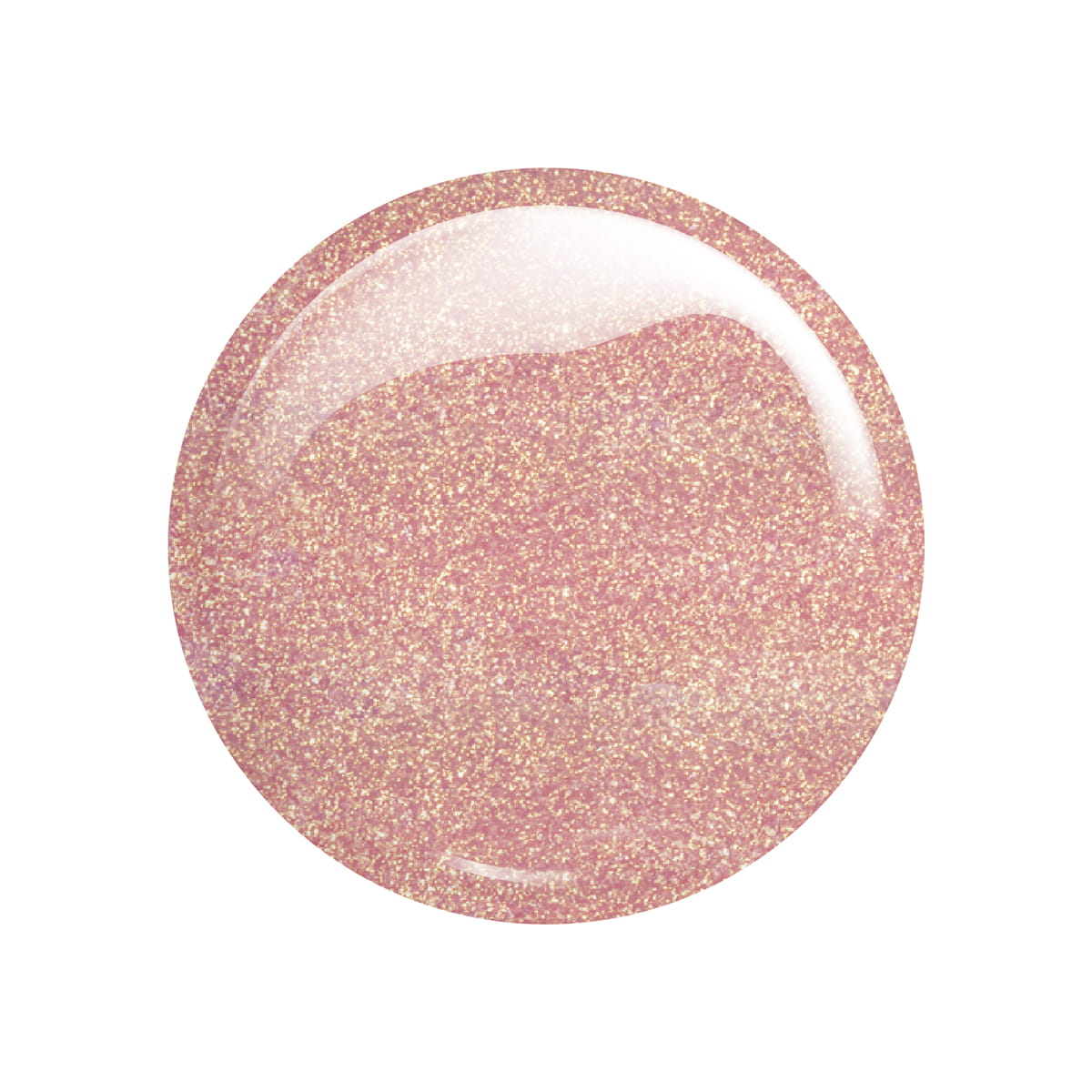 Mega Base Shimmer Peach 8 ml - buteleczka brzoskwiniowej bazy ze zlotym brokatem Victoria Vynn