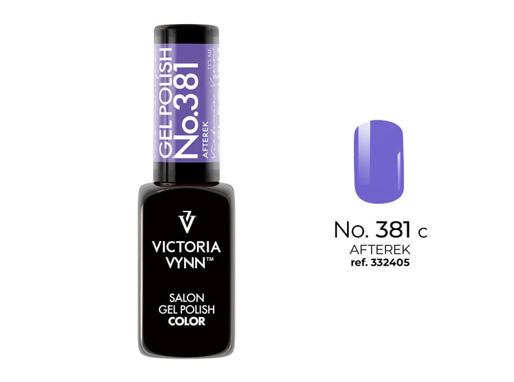 Victoria Vynn Gel Polish 381 Afterek - niezapomniany fiolet na paznokciach