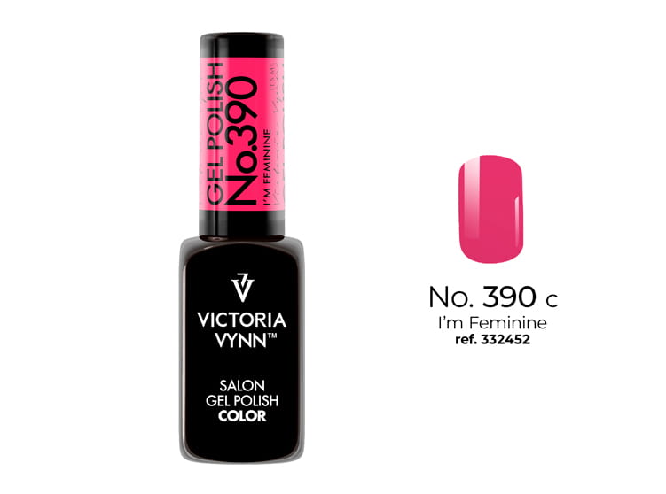 Lakier hybrydowy Victoria Vynn Gel Polish 390 I'm Feminine 8 ml - kobiecy róż