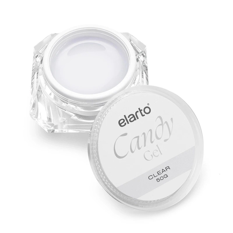Elarto Candy Clear bezbarwny żel budujący 50g