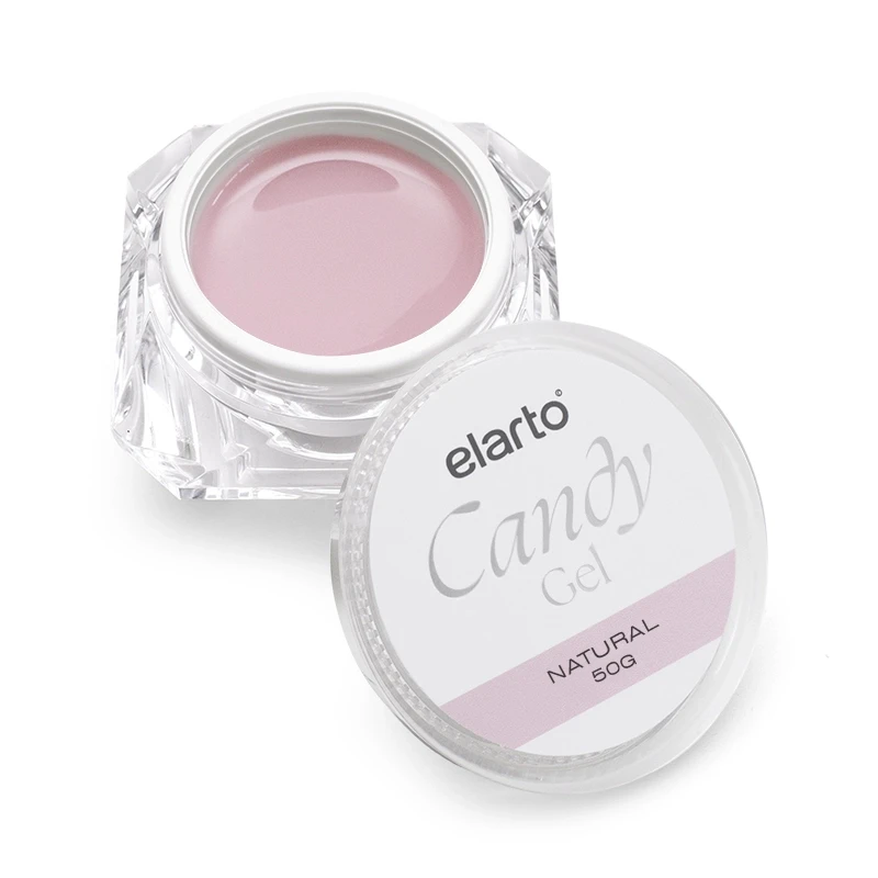 Elarto Candy Natural żel budujący beżowo-różowy kamuflaż 50g