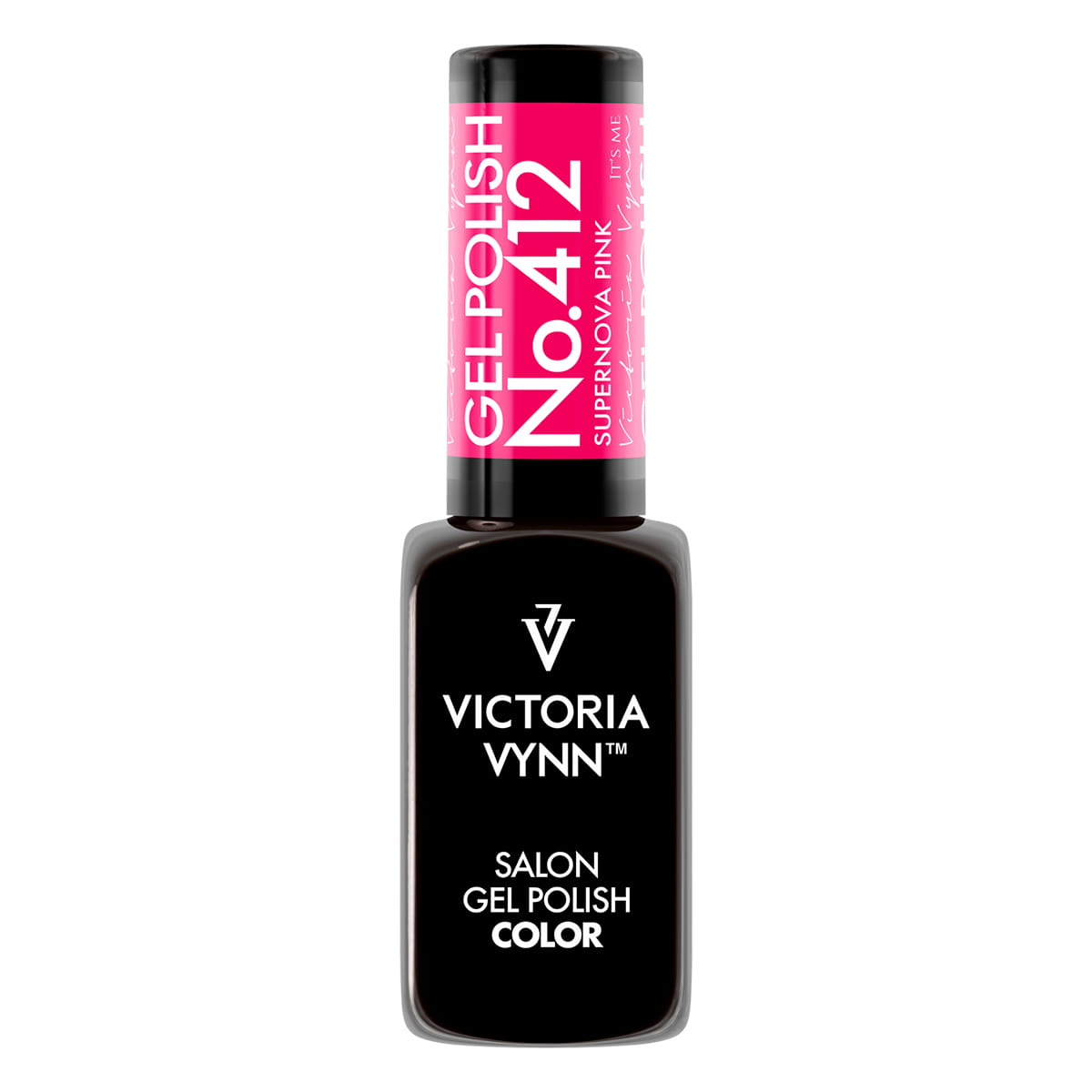 Lakier hybrydowy Victoria Vynn Gel Polish 412 Supernova Pink 8 ml - kosmiczny przejrzysty róż