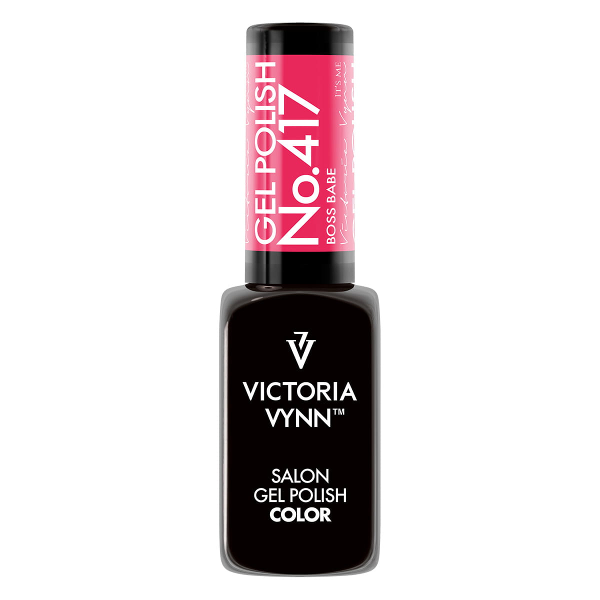 Lakier hybrydowy Victoria Vynn 417 Boss Babe 8 ml - butelka różowego lakieru