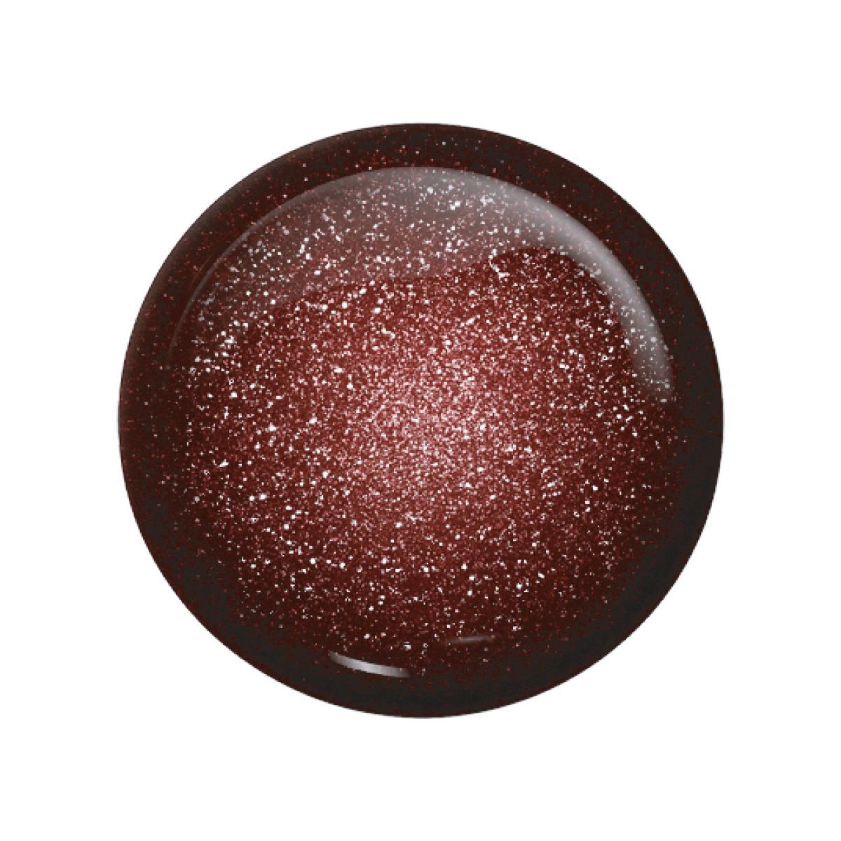 Lakier hybrydowy Cat Eye 427 Sparkle Brownie 8 ml - ciemny brąz z połyskliwą smugą