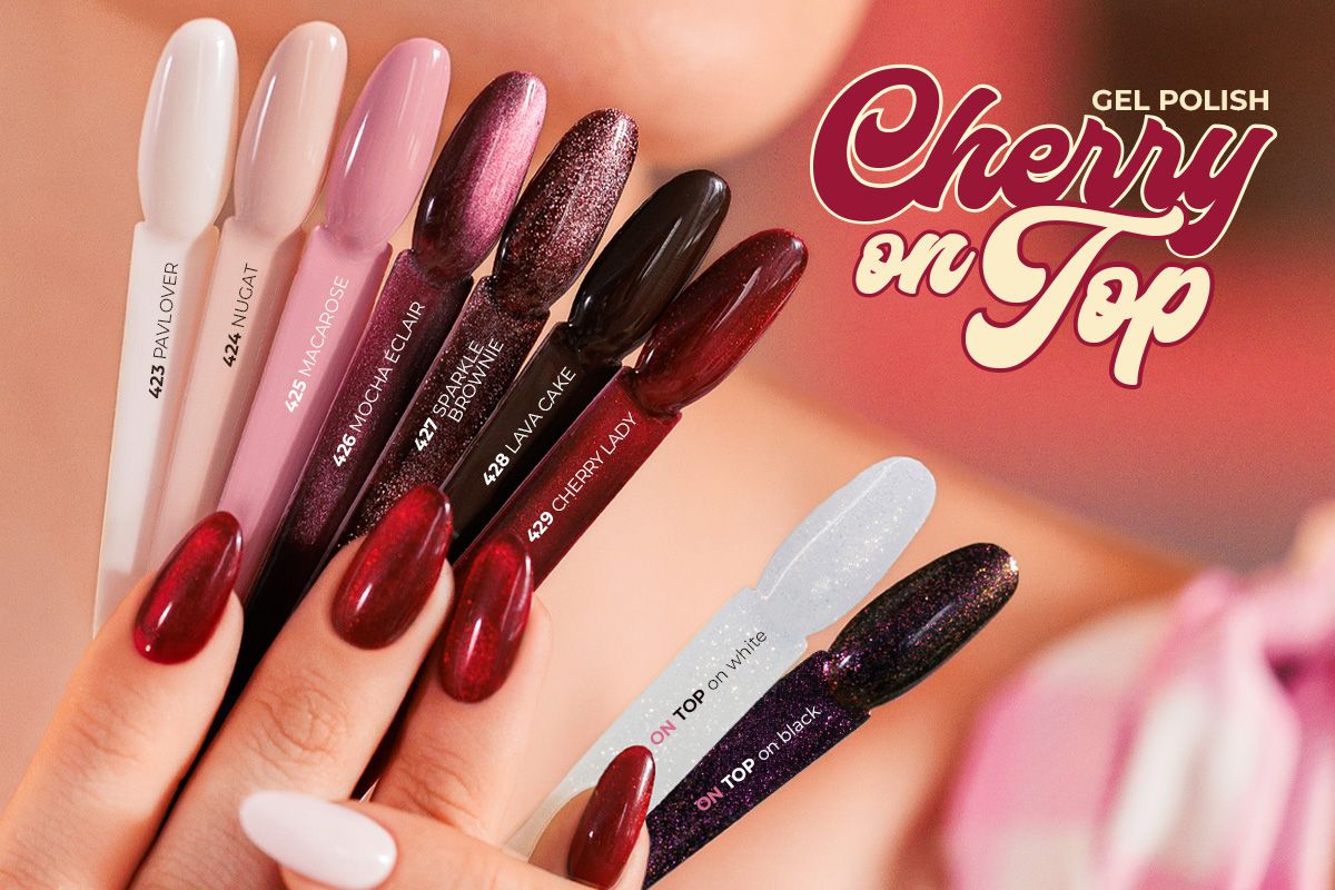 Lakier Victoria Vynn Cat Eye No. 429 Cherry Lady - głęboka wiśniowa czerwień z efektem cat eye