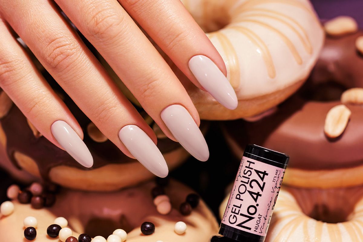 Lakier hybrydowy Victoria Vynn Gel Polish 424 Nugat 8 ml - beżowy nude