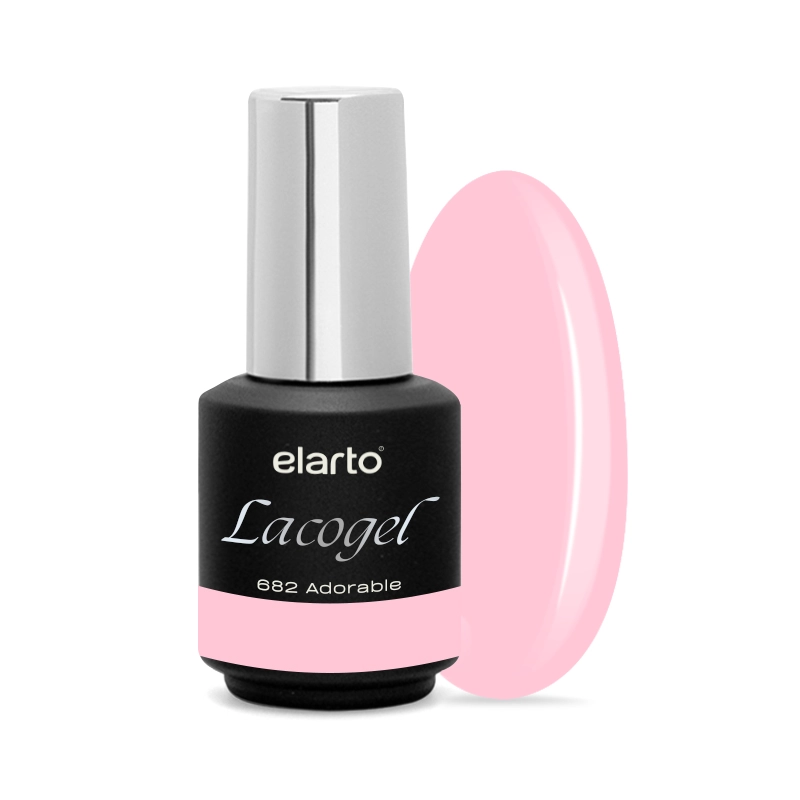 Lacogel Adorable nr 682 - butelka 7 ml, baby-różowy półprzezroczysty