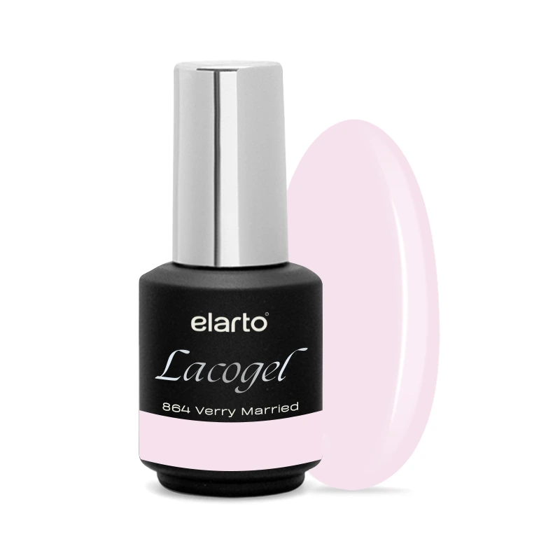 Lacogel Very Married nr 864 - butelka 7 ml, mleczno-różowy półprzezroczysty