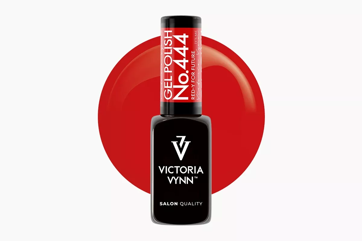 Victoria Vynn Gel Polish 444 Red-y for Future 8 ml - butelka soczystej krwistej czerwieni lakieru hybrydowego